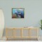 Stupell Industries Underwater Manatee Impressionist Black Framed Floater Canvas Wall Art